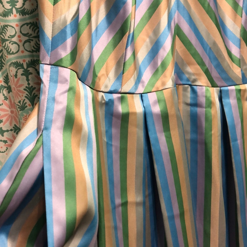 NWOT ModCloth Multi-Colored Stripped Dress NWOT - Picture 3 of 8